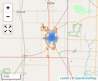 Area schools map