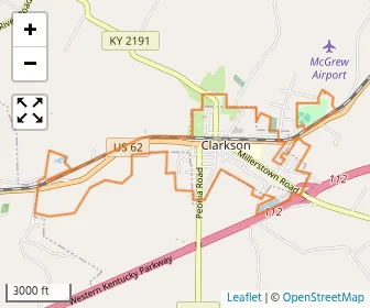 Area schools map