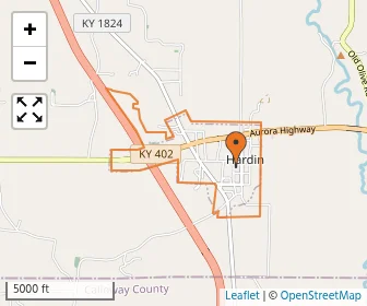 Area schools map