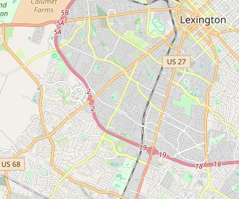 Area schools map