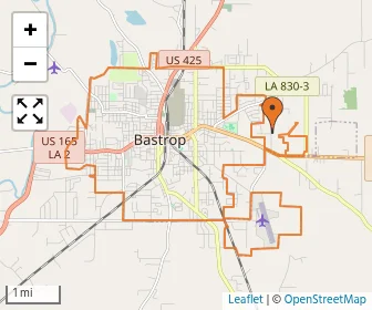 Area schools map
