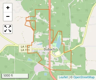Area schools map