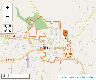 Area schools map