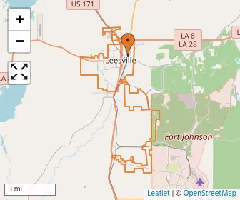 Area schools map
