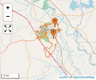 Area schools map
