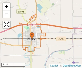 Area schools map