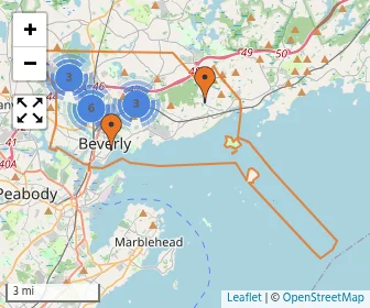 Area schools map