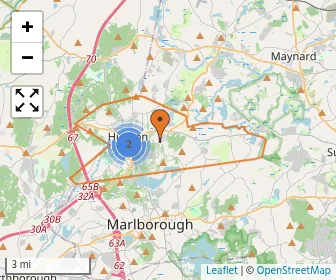 Area schools map