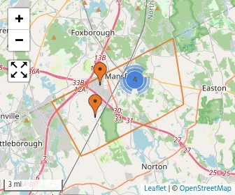 Area schools map