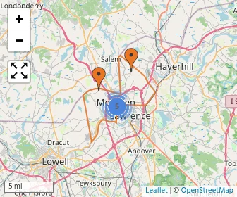 Area schools map