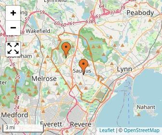 Area schools map