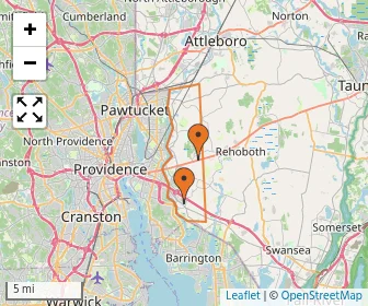 Area schools map