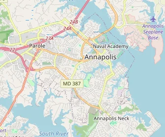 Area schools map
