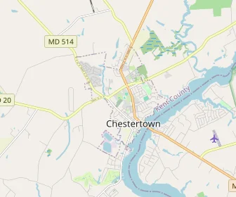 Area schools map