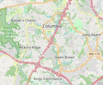 Area schools map