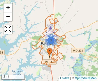 Area schools map
