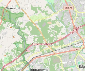 Area schools map