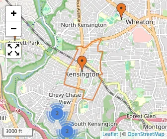 Area schools map