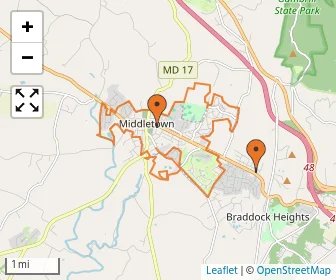 Area schools map