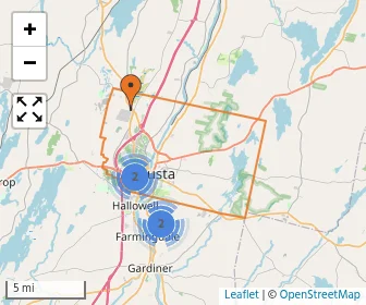 Area schools map