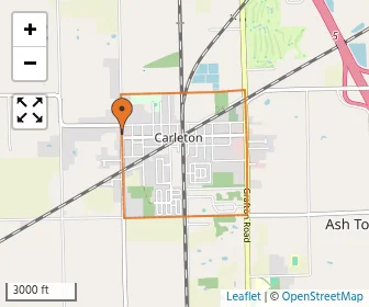 Area schools map