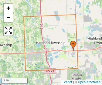 Area schools map