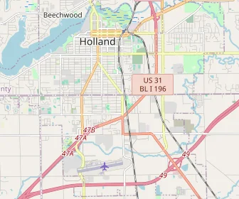 Area schools map