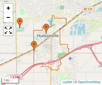 Area schools map