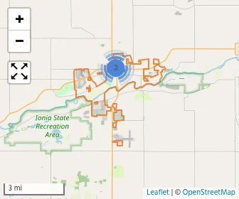 Area schools map