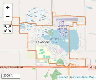 Area schools map
