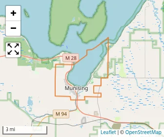 Area schools map