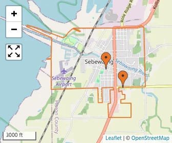 Area schools map