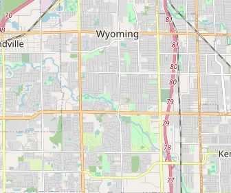 Area schools map