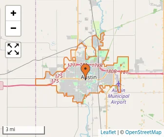 Area schools map