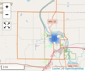 Area schools map