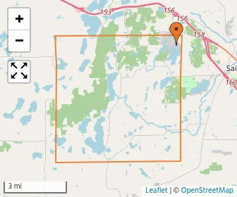 Area schools map
