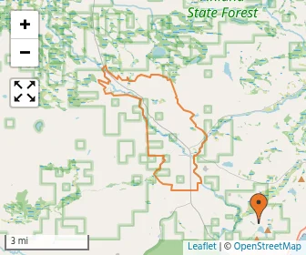 Area schools map
