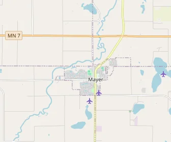 Area schools map