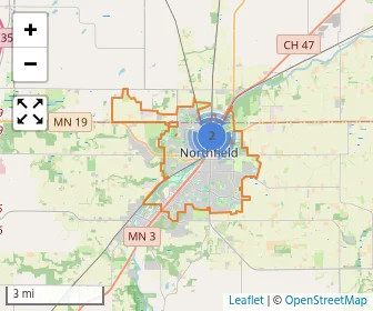 Area schools map