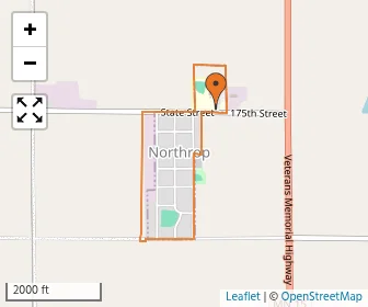 Area schools map