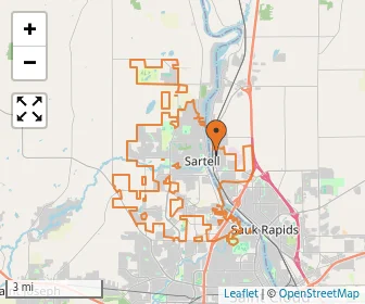 Area schools map