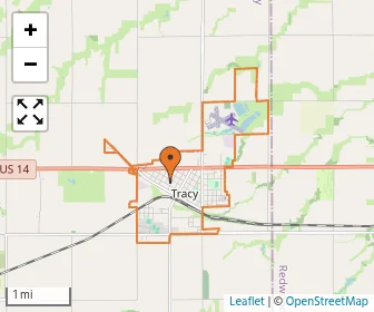 Area schools map