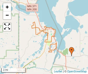 Area schools map
