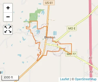 Area schools map