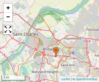 Area schools map