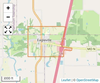 Area schools map