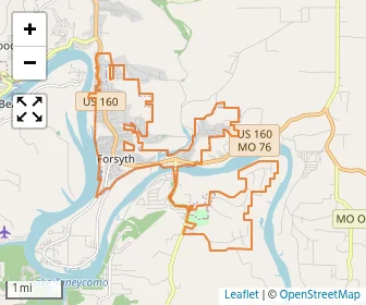 Area schools map