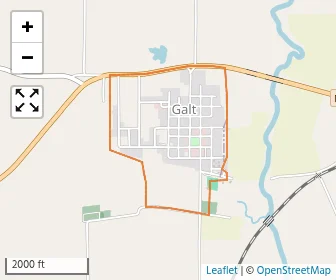 Area schools map