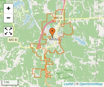 Area schools map