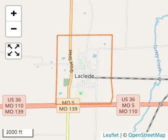 Area schools map